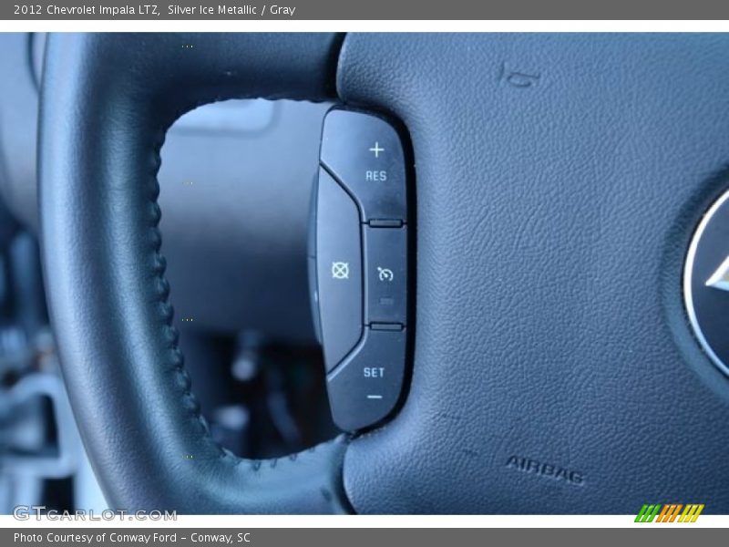 Silver Ice Metallic / Gray 2012 Chevrolet Impala LTZ
