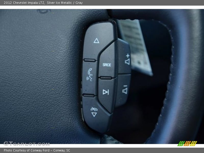 Silver Ice Metallic / Gray 2012 Chevrolet Impala LTZ