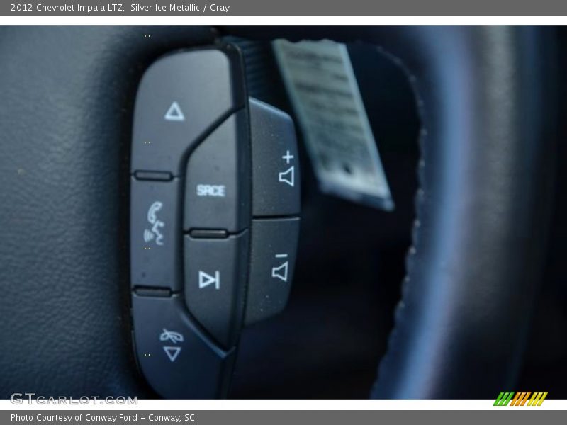 Silver Ice Metallic / Gray 2012 Chevrolet Impala LTZ