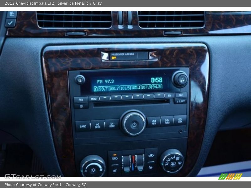 Silver Ice Metallic / Gray 2012 Chevrolet Impala LTZ