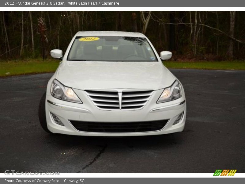White Satin Pearl / Cashmere 2012 Hyundai Genesis 3.8 Sedan