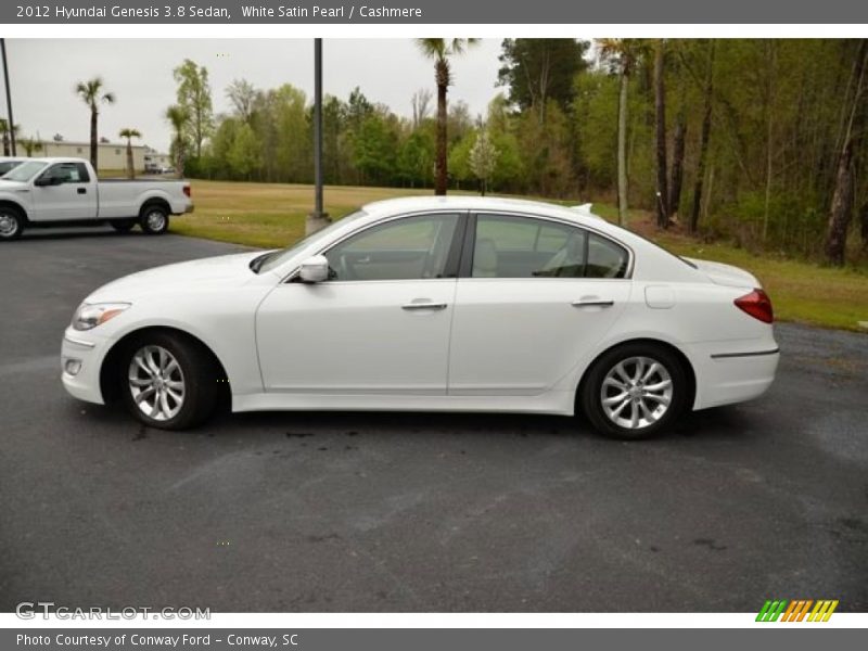 White Satin Pearl / Cashmere 2012 Hyundai Genesis 3.8 Sedan
