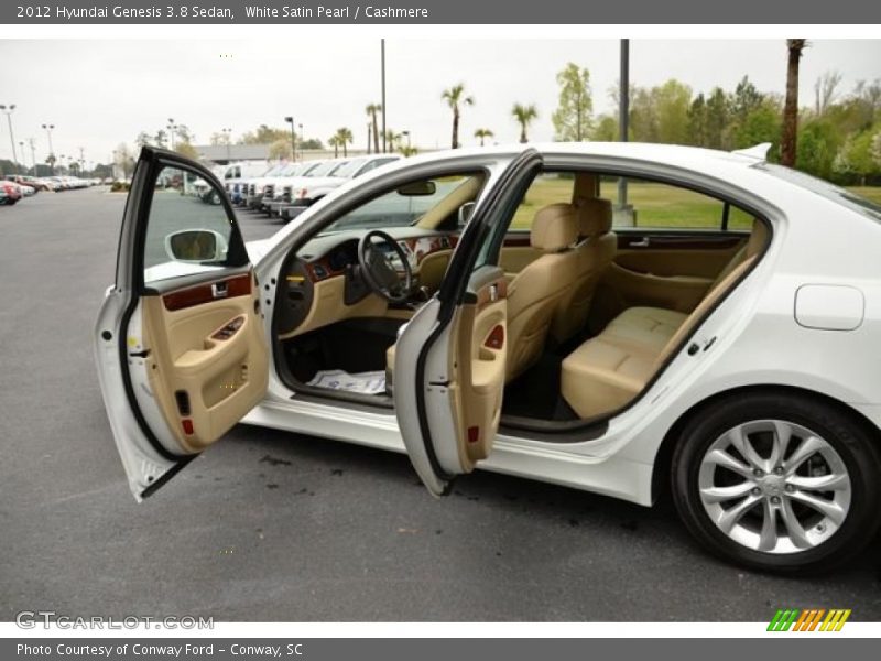 White Satin Pearl / Cashmere 2012 Hyundai Genesis 3.8 Sedan