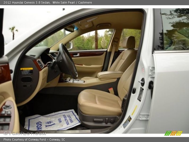 White Satin Pearl / Cashmere 2012 Hyundai Genesis 3.8 Sedan