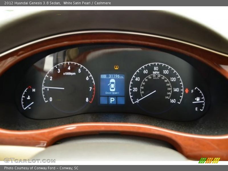 White Satin Pearl / Cashmere 2012 Hyundai Genesis 3.8 Sedan