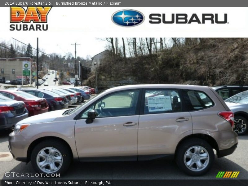 Burnished Bronze Metallic / Platinum 2014 Subaru Forester 2.5i