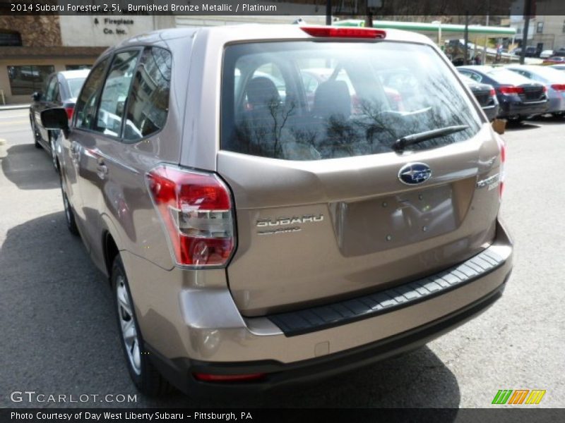 Burnished Bronze Metallic / Platinum 2014 Subaru Forester 2.5i