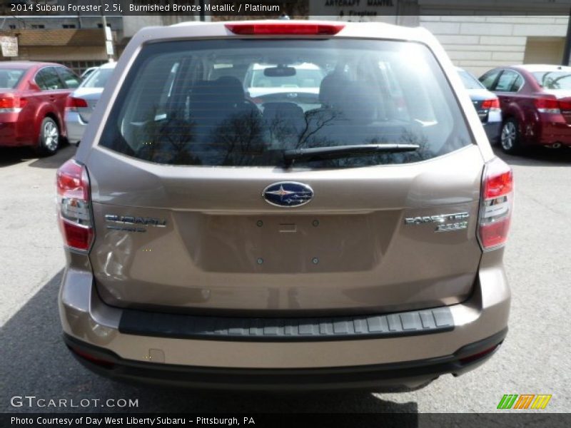 Burnished Bronze Metallic / Platinum 2014 Subaru Forester 2.5i