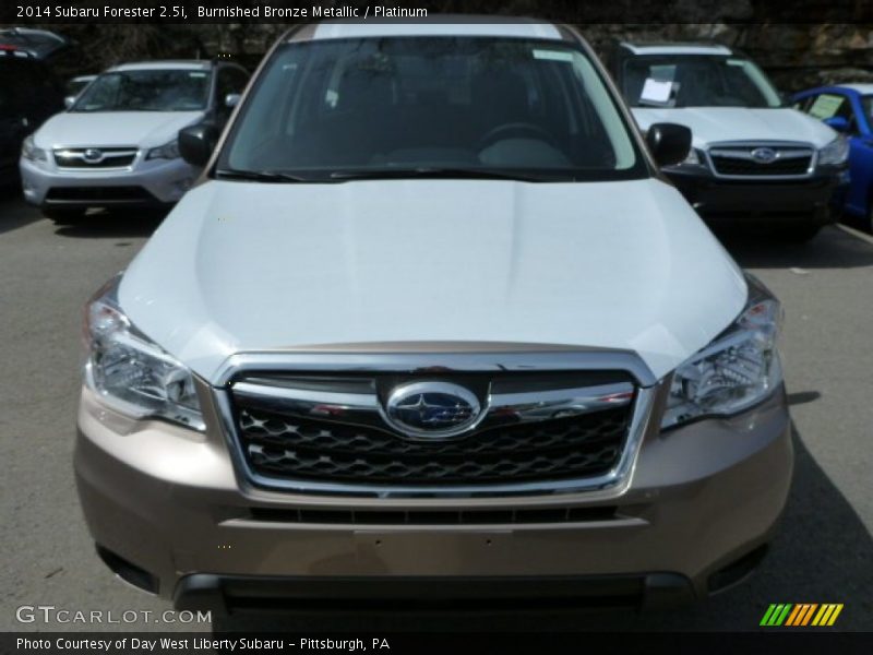 Burnished Bronze Metallic / Platinum 2014 Subaru Forester 2.5i