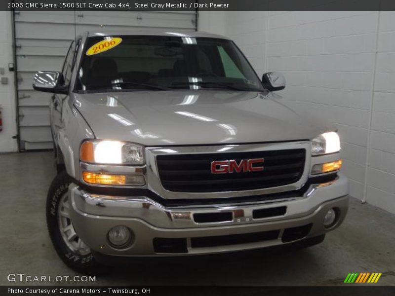 Steel Gray Metallic / Dark Pewter 2006 GMC Sierra 1500 SLT Crew Cab 4x4