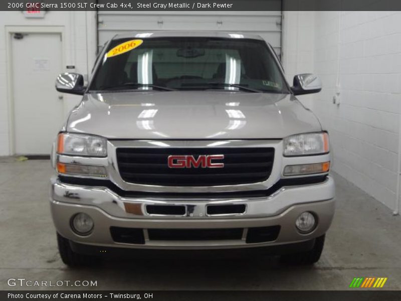 Steel Gray Metallic / Dark Pewter 2006 GMC Sierra 1500 SLT Crew Cab 4x4