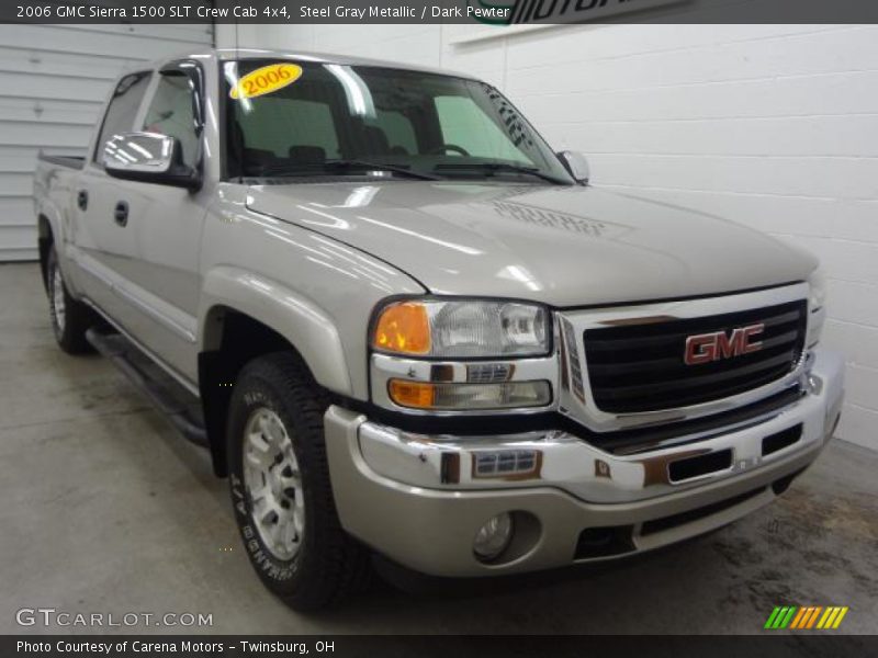Steel Gray Metallic / Dark Pewter 2006 GMC Sierra 1500 SLT Crew Cab 4x4