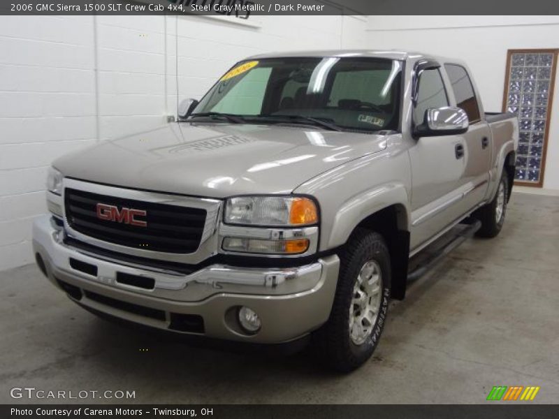Steel Gray Metallic / Dark Pewter 2006 GMC Sierra 1500 SLT Crew Cab 4x4