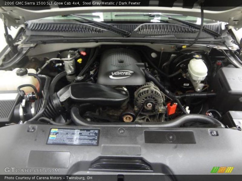 Steel Gray Metallic / Dark Pewter 2006 GMC Sierra 1500 SLT Crew Cab 4x4
