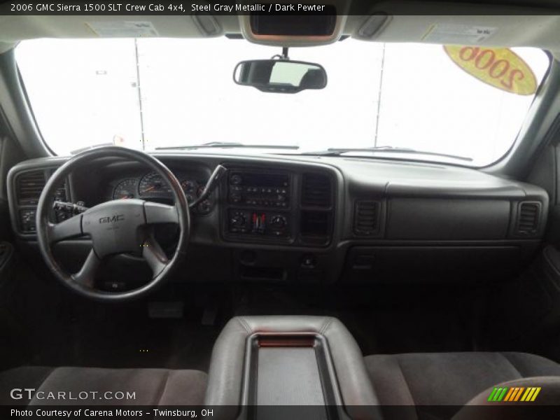 Steel Gray Metallic / Dark Pewter 2006 GMC Sierra 1500 SLT Crew Cab 4x4