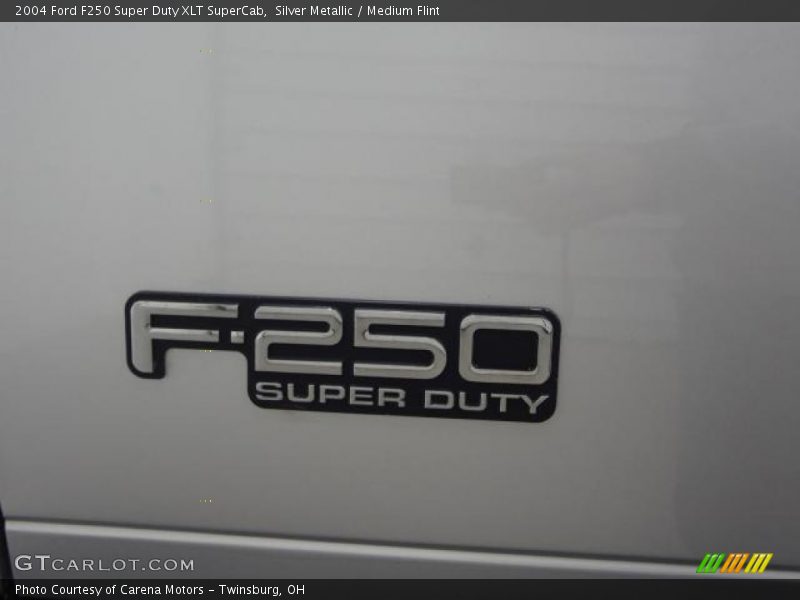 Silver Metallic / Medium Flint 2004 Ford F250 Super Duty XLT SuperCab