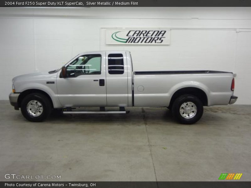 Silver Metallic / Medium Flint 2004 Ford F250 Super Duty XLT SuperCab
