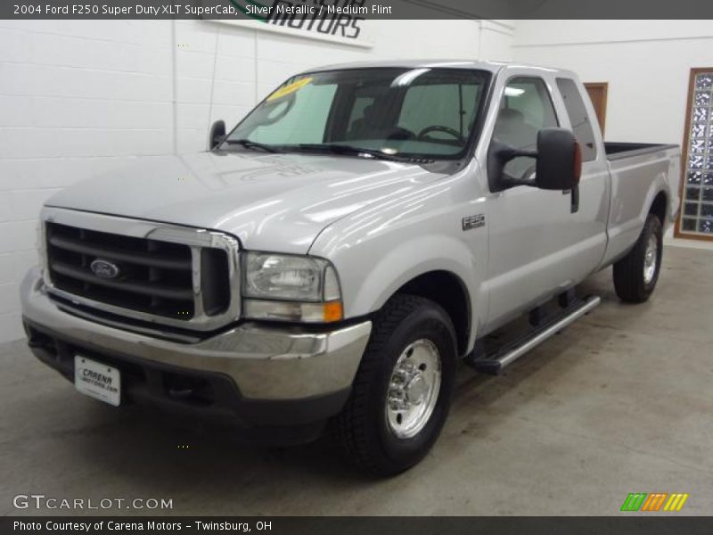 Silver Metallic / Medium Flint 2004 Ford F250 Super Duty XLT SuperCab