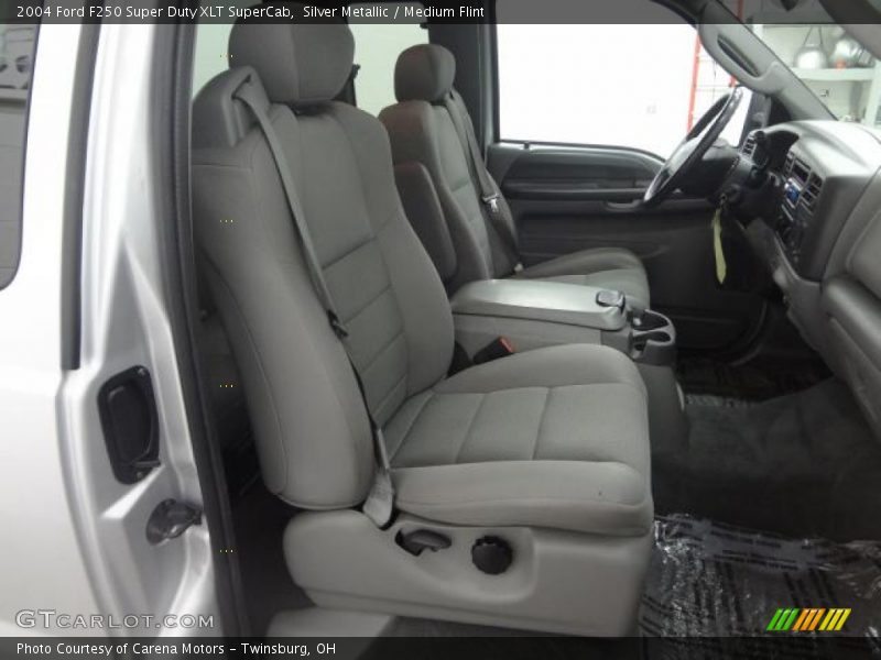Silver Metallic / Medium Flint 2004 Ford F250 Super Duty XLT SuperCab