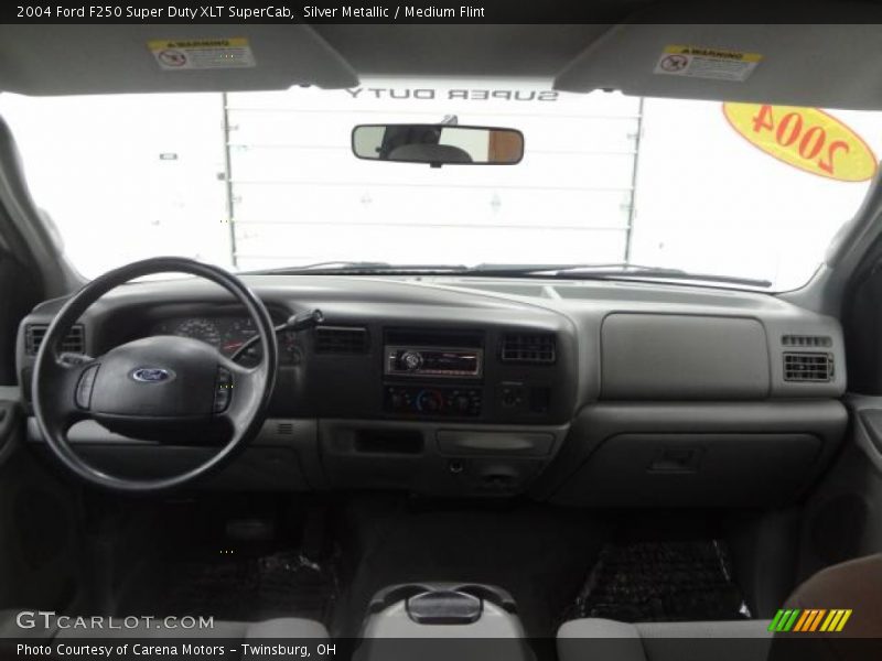 Silver Metallic / Medium Flint 2004 Ford F250 Super Duty XLT SuperCab