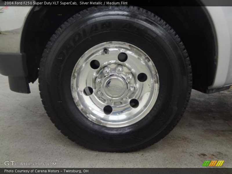 Silver Metallic / Medium Flint 2004 Ford F250 Super Duty XLT SuperCab