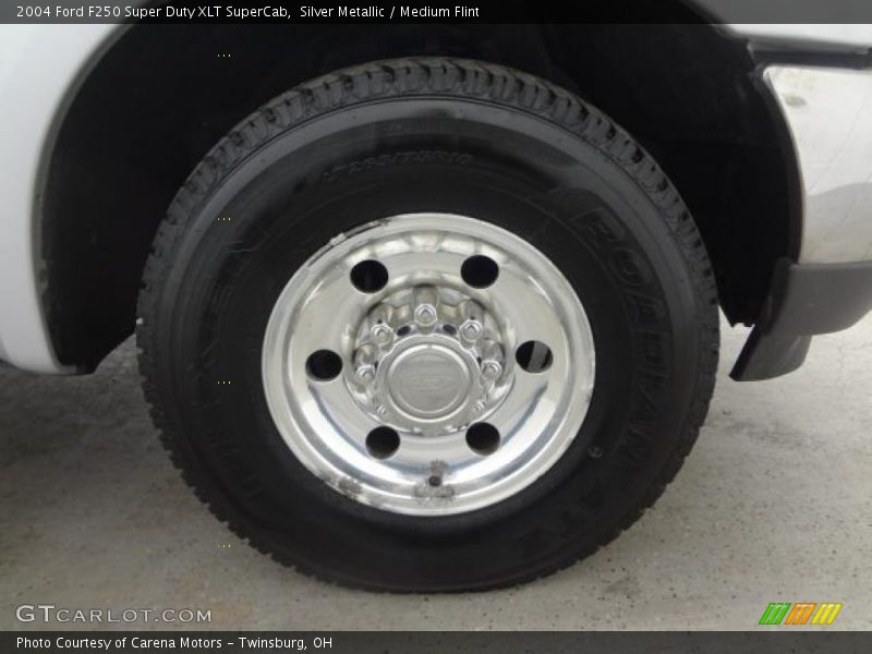 Silver Metallic / Medium Flint 2004 Ford F250 Super Duty XLT SuperCab