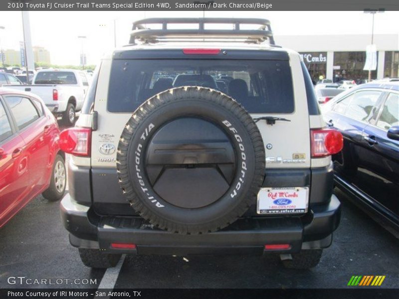 Sandstorm / Dark Charcoal/Beige 2010 Toyota FJ Cruiser Trail Teams Special Edition 4WD