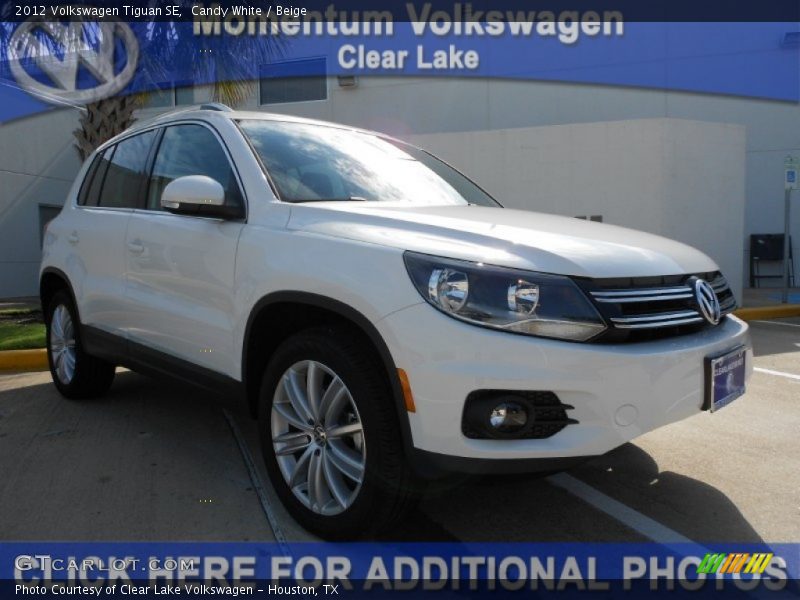 Candy White / Beige 2012 Volkswagen Tiguan SE