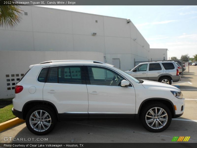 Candy White / Beige 2012 Volkswagen Tiguan SE