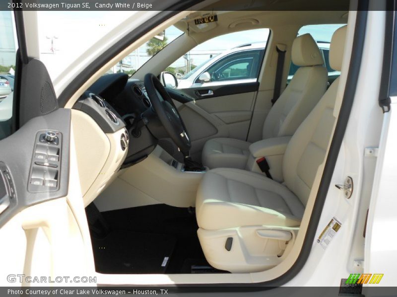 Candy White / Beige 2012 Volkswagen Tiguan SE
