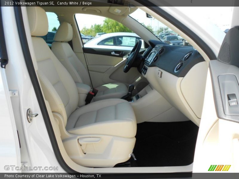 Candy White / Beige 2012 Volkswagen Tiguan SE