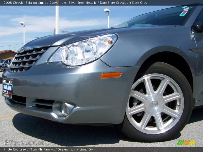 Silver Steel Metallic / Dark Slate Gray/Light Slate Gray 2008 Chrysler Sebring Limited Convertible