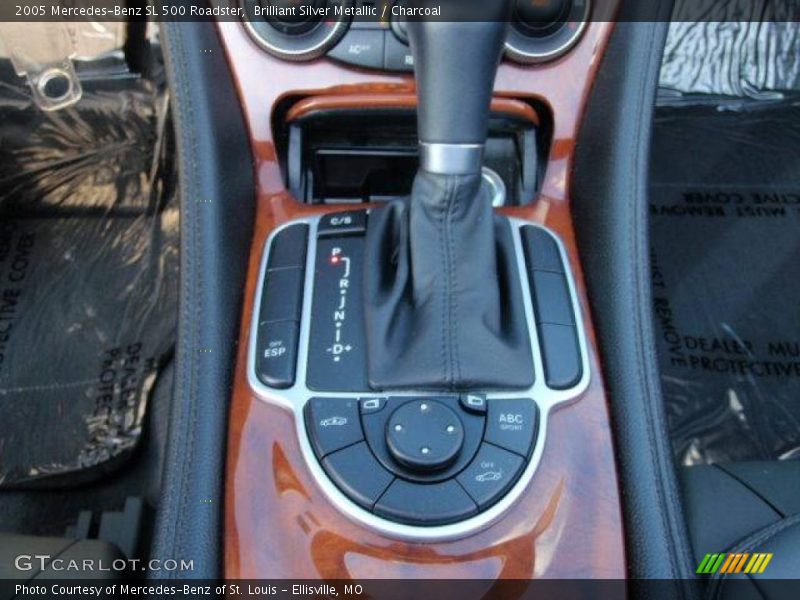 Brilliant Silver Metallic / Charcoal 2005 Mercedes-Benz SL 500 Roadster