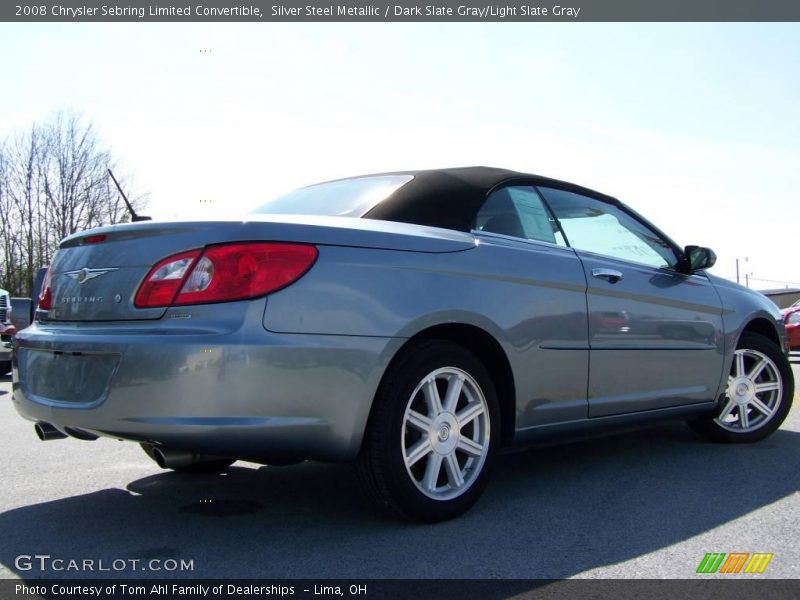 Silver Steel Metallic / Dark Slate Gray/Light Slate Gray 2008 Chrysler Sebring Limited Convertible