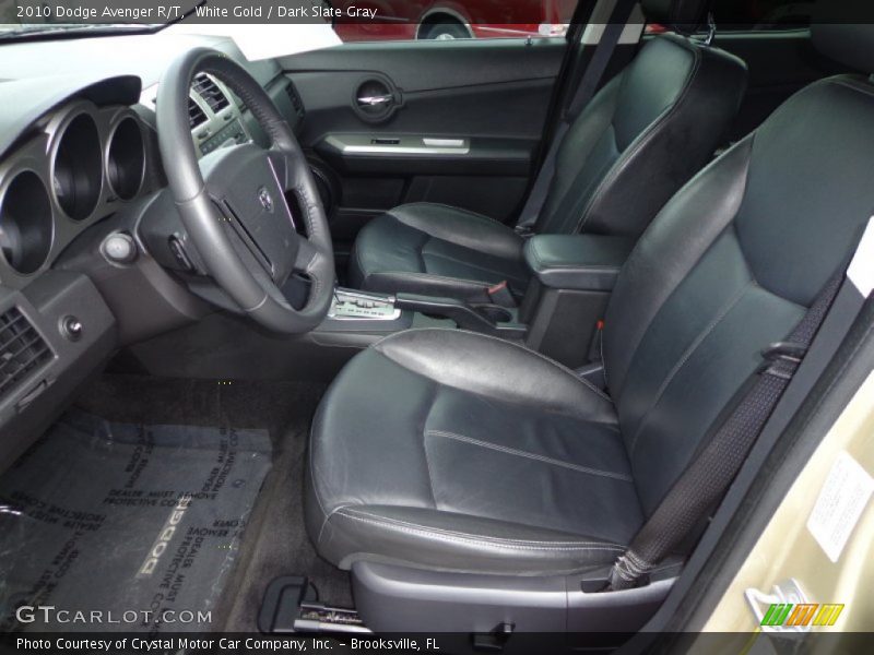White Gold / Dark Slate Gray 2010 Dodge Avenger R/T
