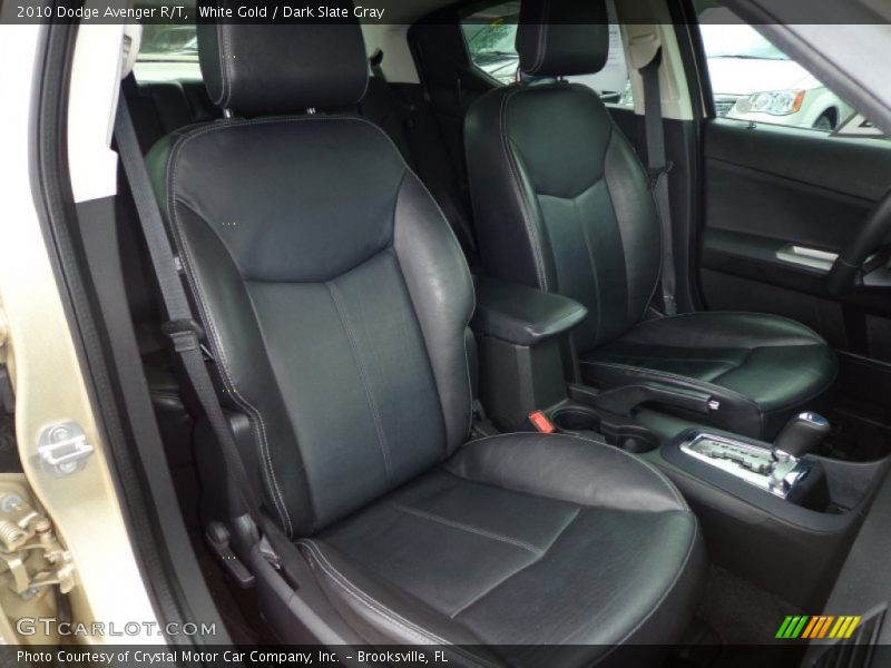 White Gold / Dark Slate Gray 2010 Dodge Avenger R/T
