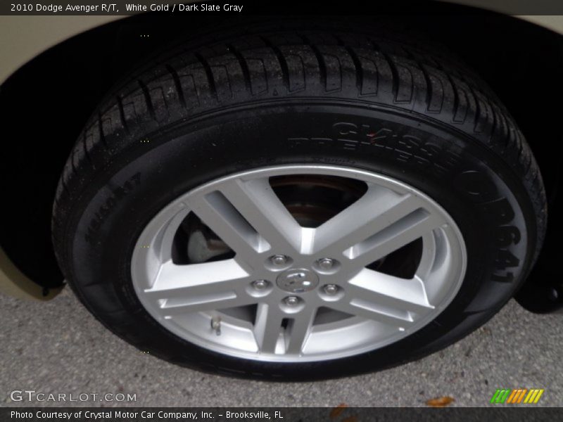 White Gold / Dark Slate Gray 2010 Dodge Avenger R/T