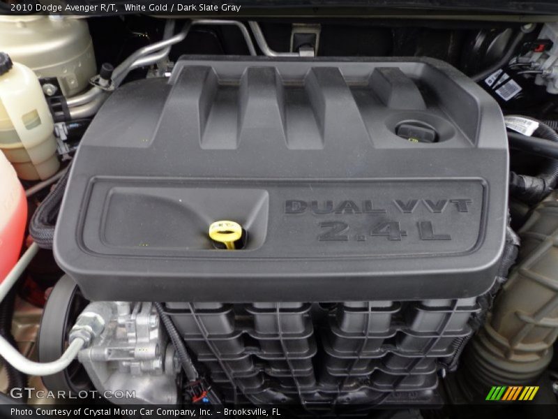 White Gold / Dark Slate Gray 2010 Dodge Avenger R/T