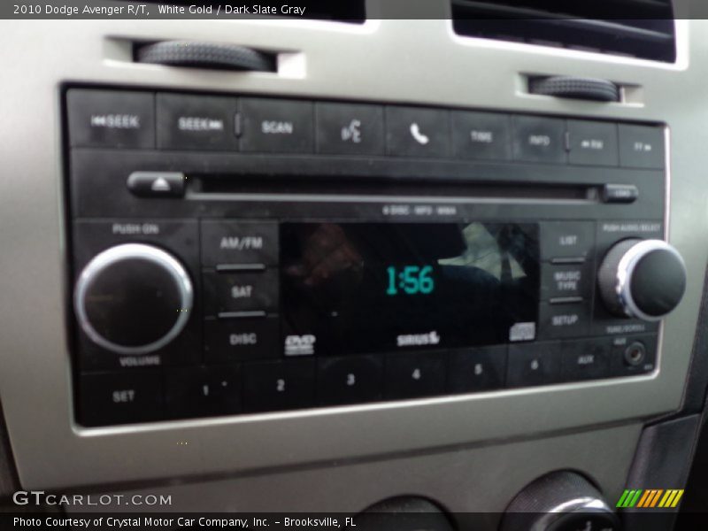 White Gold / Dark Slate Gray 2010 Dodge Avenger R/T