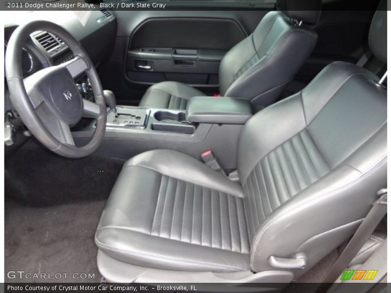 Black / Dark Slate Gray 2011 Dodge Challenger Rallye