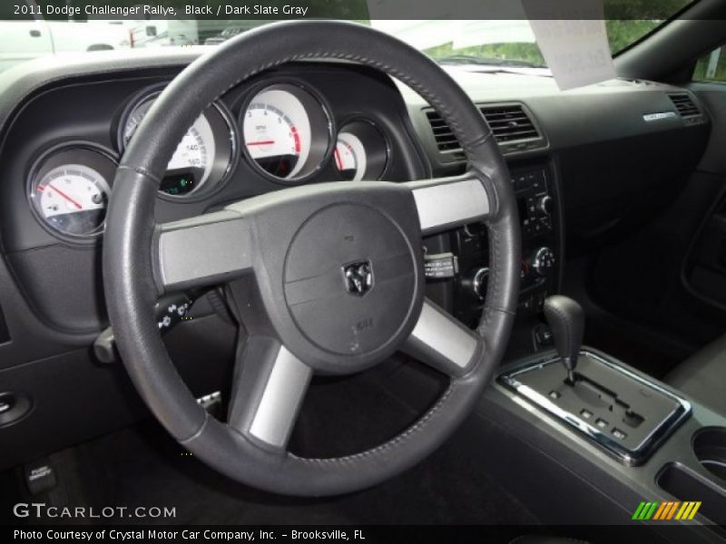 Black / Dark Slate Gray 2011 Dodge Challenger Rallye