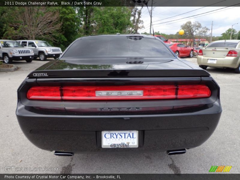 Black / Dark Slate Gray 2011 Dodge Challenger Rallye