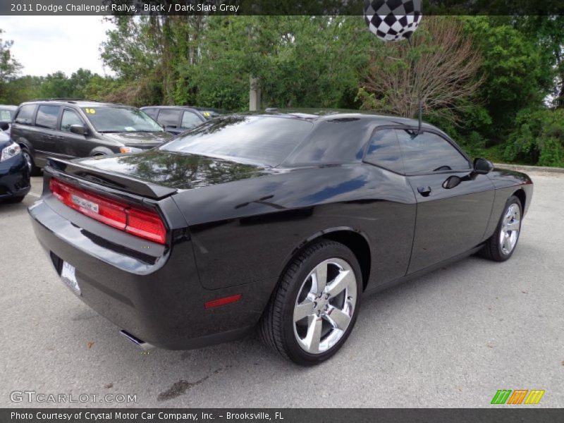 Black / Dark Slate Gray 2011 Dodge Challenger Rallye