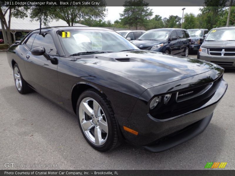 Black / Dark Slate Gray 2011 Dodge Challenger Rallye