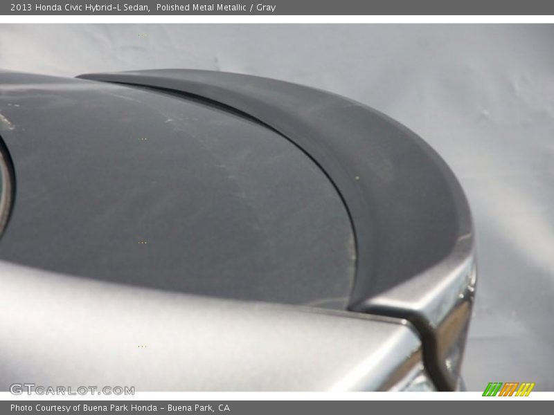 Polished Metal Metallic / Gray 2013 Honda Civic Hybrid-L Sedan