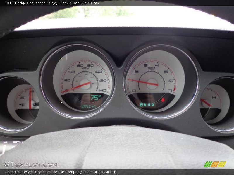 Black / Dark Slate Gray 2011 Dodge Challenger Rallye