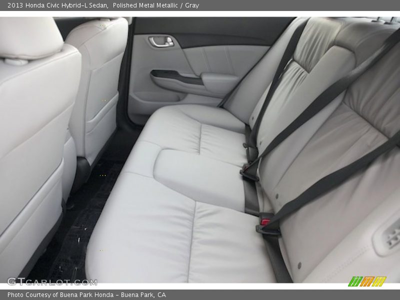 Rear Seat of 2013 Civic Hybrid-L Sedan