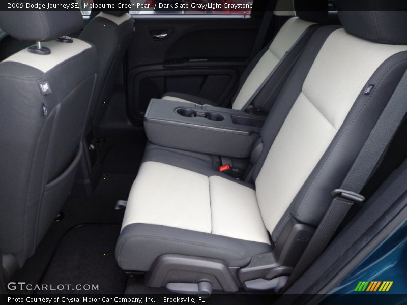 Melbourne Green Pearl / Dark Slate Gray/Light Graystone 2009 Dodge Journey SE