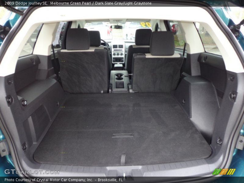 Melbourne Green Pearl / Dark Slate Gray/Light Graystone 2009 Dodge Journey SE