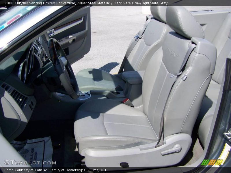 Silver Steel Metallic / Dark Slate Gray/Light Slate Gray 2008 Chrysler Sebring Limited Convertible